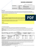 Booking Amendment: Maersk Spot