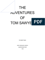 THE Adventures OF Tom Sawyer: by Mark Twain