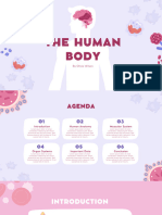 Purple Illustrative The Human Body Presentation