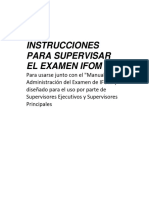 Instrucciones para Supervisar El Examen Ifom