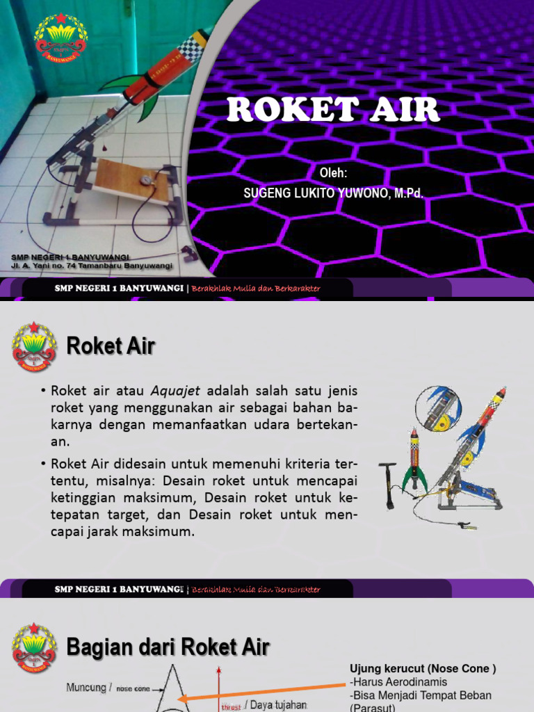 Desain dan Bagian Roket Air | PDF