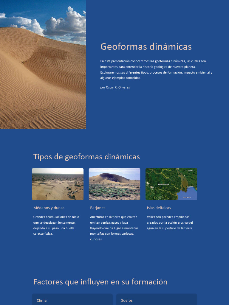 GEOFORMAS DINAMICAS | PDF | Erosión | Geomorfología