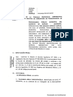 Denuncia en Contra de Vladimir Arela Yancachajlla