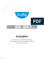 Cudy Fs1018ps1 Manual