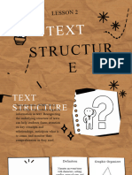 Lesson 2 Text Structure