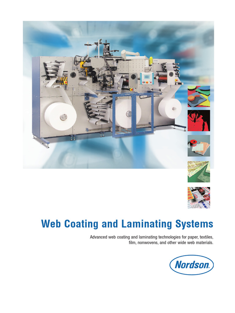  Coating and Laminating Systems Brochure PDF Lamination Textiles
