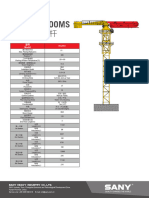 Sany HGT51 Placing Booms