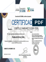 CertificadoCASTILLO NARVAEZ