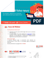 DIG4Future Scuola SEI - Fake News