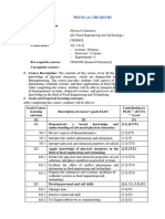 CH3081E - Syllabus - PC For Food Engineering