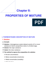 Properties of Mixture