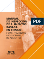 Manual de Inspeccion de Alimentos Basado en Riesgos