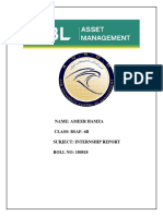 Internship Report (HBL AMLC)