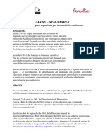 Legislación Altas Capacidades en Las Distintas Comunidades Autónomas