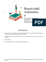 Reactividad Autonomica y Percepción