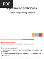 Optimization Techniques L1