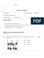 Prueba - Unidad 3 - MATEMÁTICAS