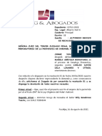 Escrito de Autorizacion de Recojo de Recaudos