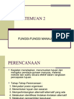 Pertemuan 2 Fungsi Manajemen