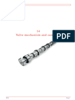 Chapter 14 - Valve mechanism and camshaft