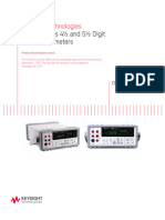 U3400 Series 4 and 5 Digit Digital Multimeters: Keysight Technologies