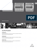 Behringer-Europower-Pmp1000-Manual-De-Propietario Español