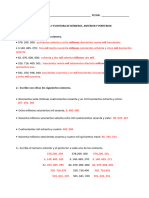 Corrector Control de Lectura y Escritura de Números. Anterior y Porterior