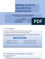 Pendidikan Dan Paradigma Sosiologis