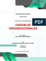 Matriz de Comparacion