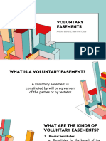 Voluntary Easements