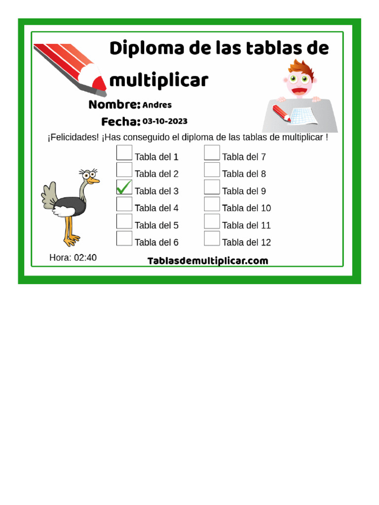 TABLAS DE MULTIPLICAR DEL 1 AL 12 PARA IMPRIMIR PDF visual data 6