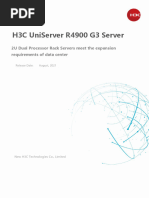 H3C UniServer R4900 G3 Rack Server Datasheet