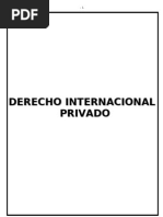 Derecho Internacional Privado