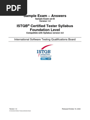 ISTQB_CTFL_v4.0_Sample-Exam-B-Answers_v1.0