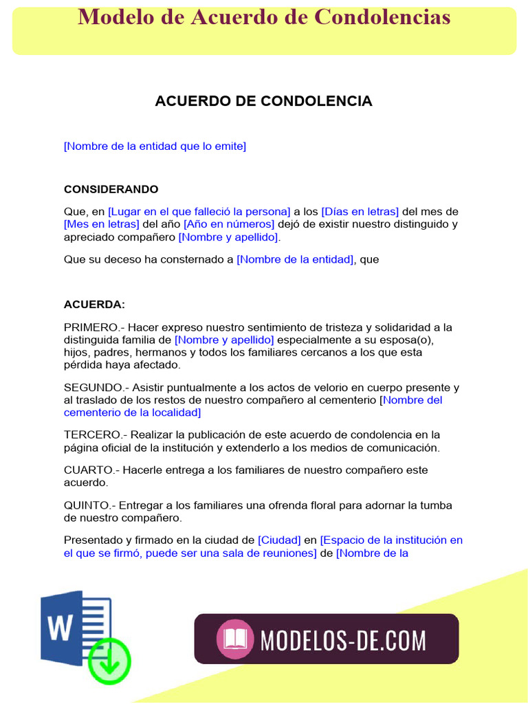 modelo-de-acuerdo-de-condolencia-pdf