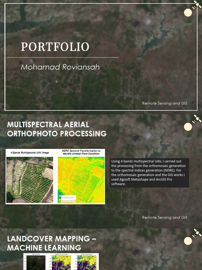 Remote Sensing & GIS Portfolio | PDF | Geographic Information System ...
