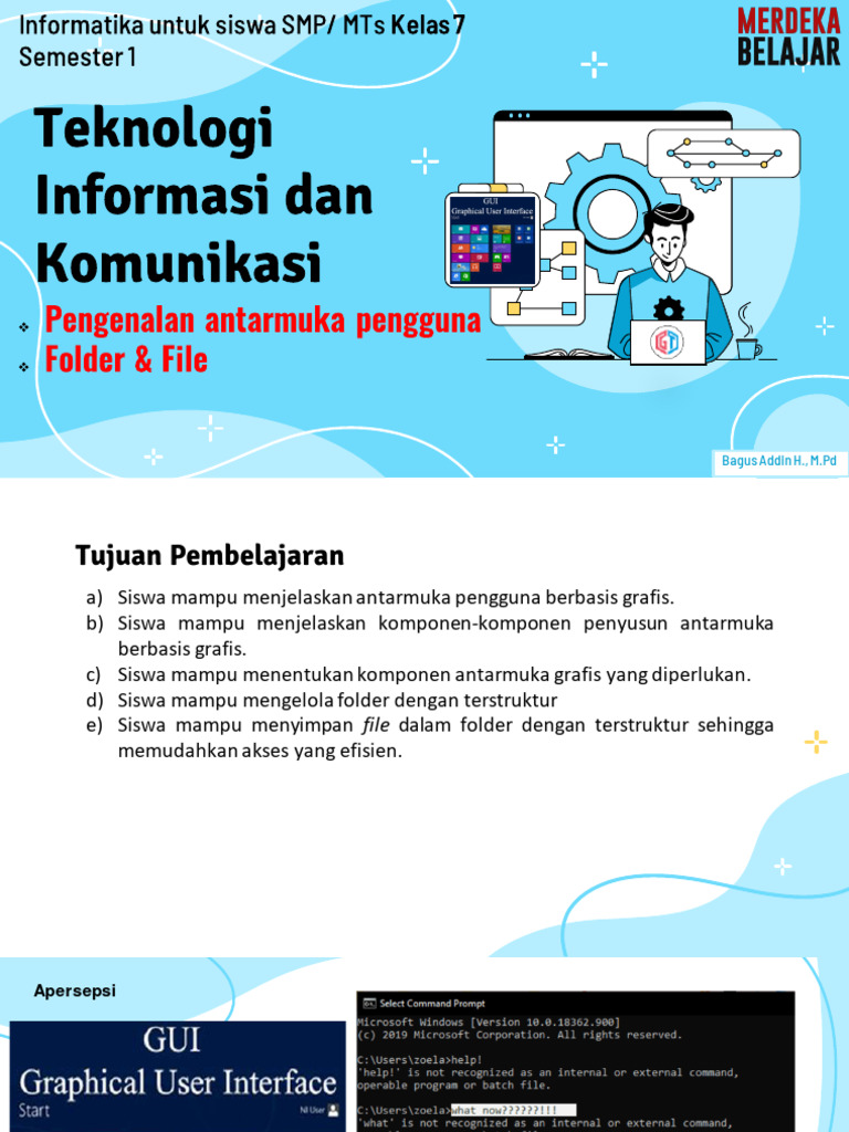 TIK Pengenalan Antar Muka & Folder Dan File PDF