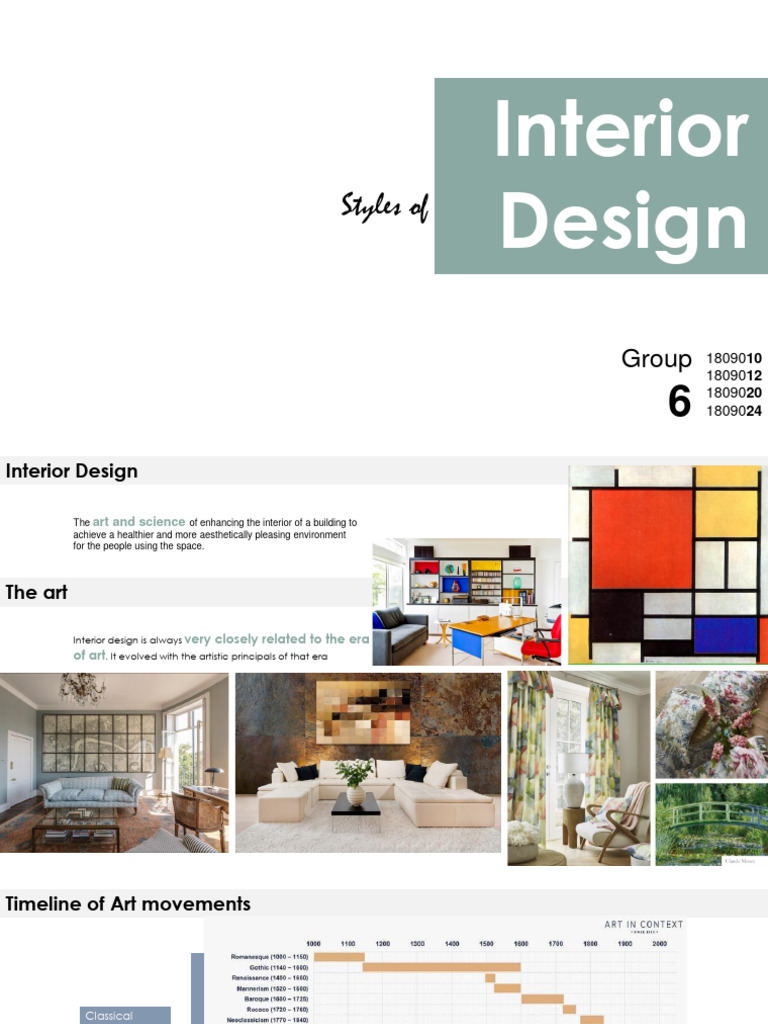 Interior Design Styles Overview | PDF | Minimalism | Interior Design