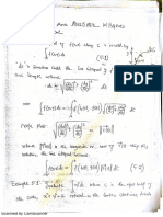 Line Integral & Double Integral Note