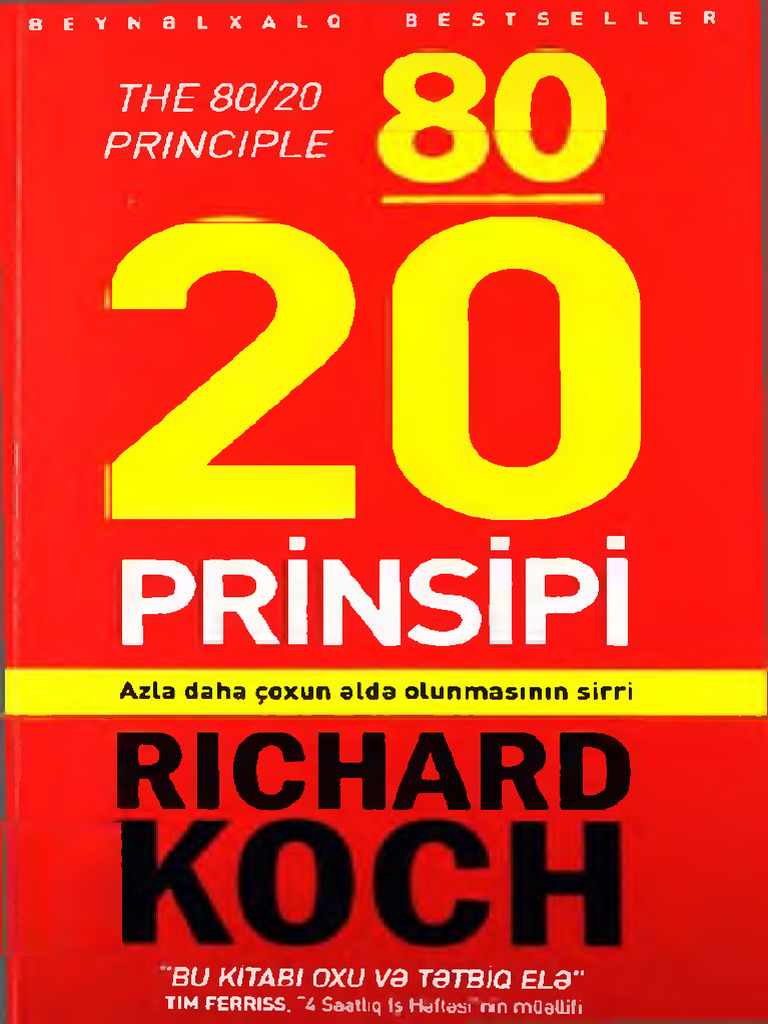 Riçard Koç 80 20 Prinsipi @PDF - Kitablar | PDF