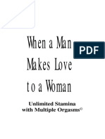 When A Man Makes Love To A Woman - Unlimited Stamina With Multiple Orgasms - by David Michaels (Recommended by David Deangelo) 144s
