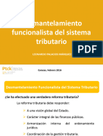 Leonardo Palacios - Desmantelamiento Funcionalista Del Sistema Tributario Camara