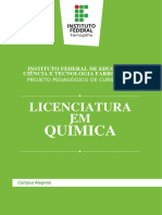 PPC Licenciatura em Química AL - 2023