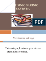 Vientisinio Sakinio Skyryba