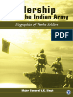 Leadership in The Indian Army