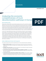 Analyzing The Economic Competitiveness of Truck Decarbonization Pathways in Europe