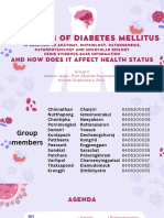 Mechanism of Diabetes Mellitus: and How Does It Affect Health Status