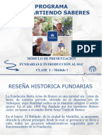 Módulo I Clase 1 Presentación Fundarias e Introducción Al SGC 2022