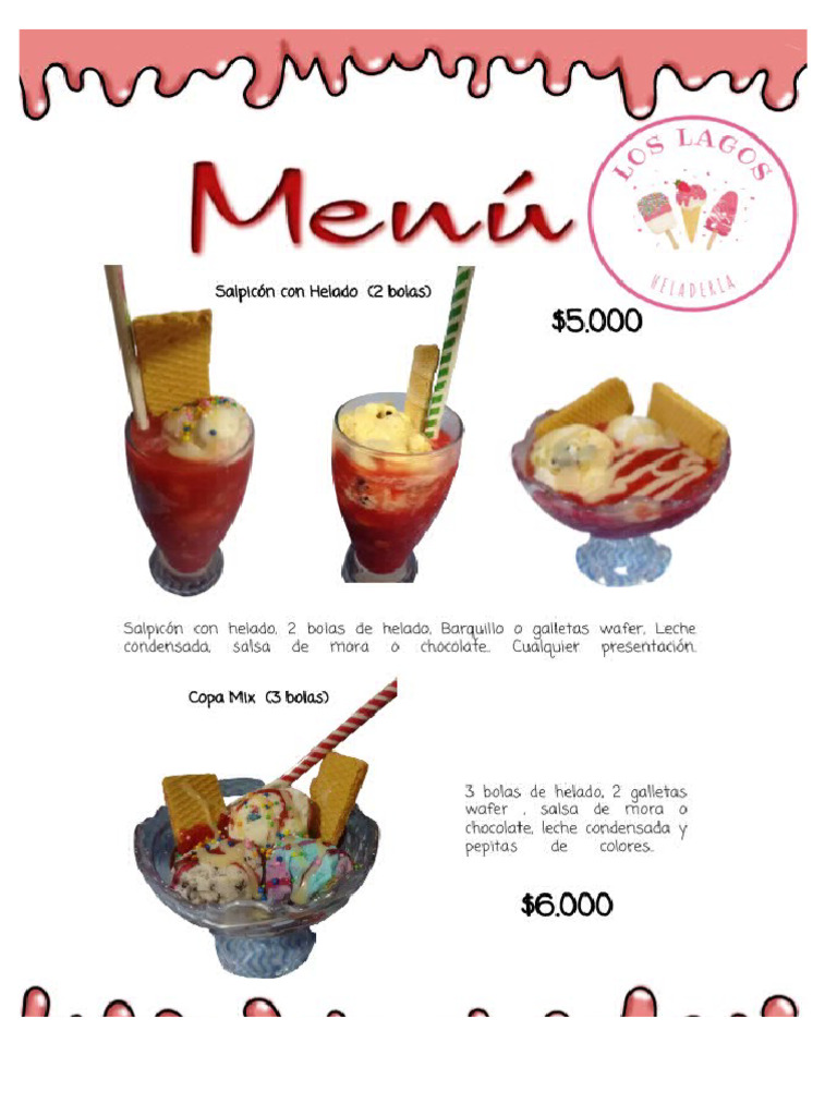 Heladeria Menu | PDF