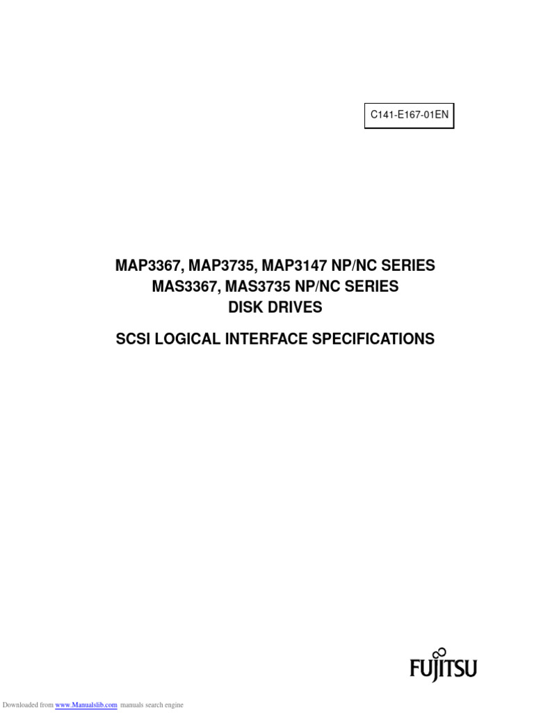 Map3147 Scsi Logical Interface Specifications PDF Hard Disk Drive